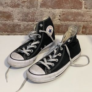 Black High Top Converse All Stars